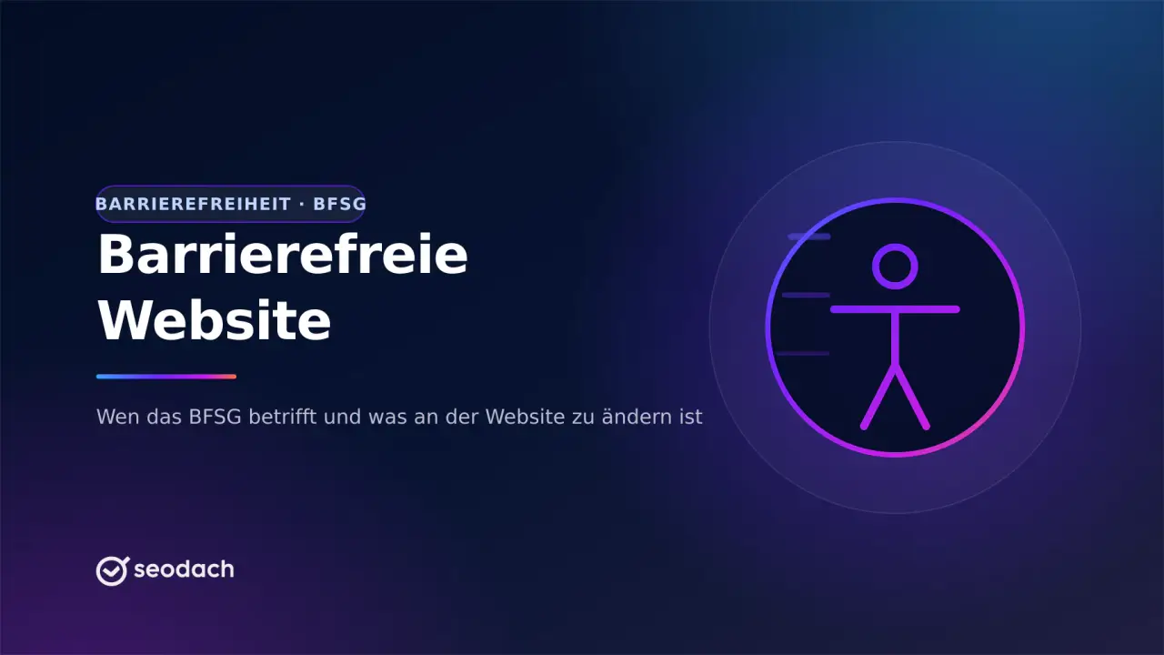 Barrierefreie Website für Handwerker: BFSG kurz erklärt