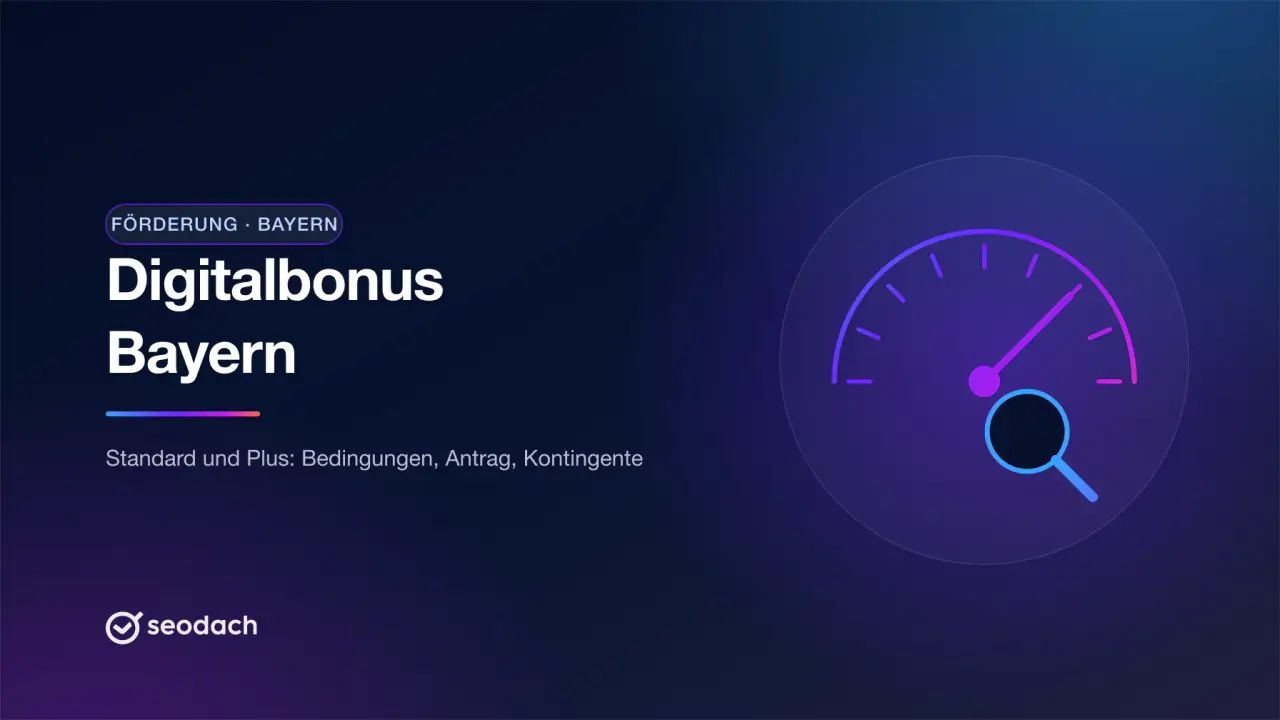 Digitalbonus Bayern und KI-Förderung: was KMU beantragen können