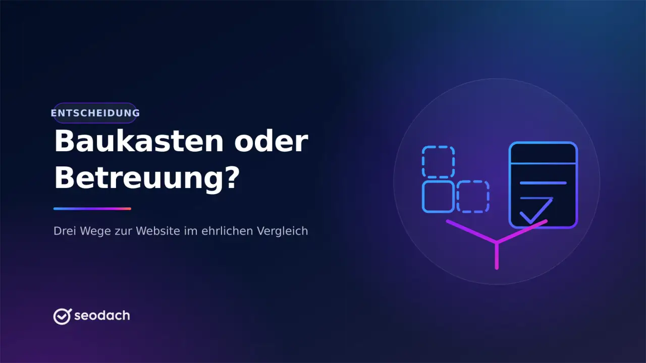 Homepage-Baukasten Vergleich: Baukasten, Agentur oder Abo?