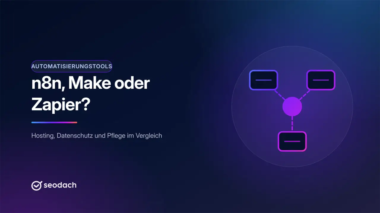 n8n vs Make vs Zapier: Automatisierungstools für KMU im Vergleich