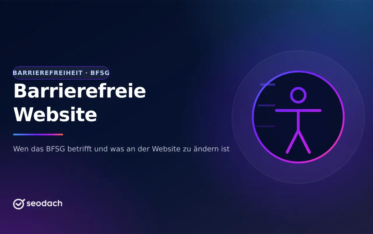 Barrierefreie Website für Handwerker: BFSG kurz erklärt