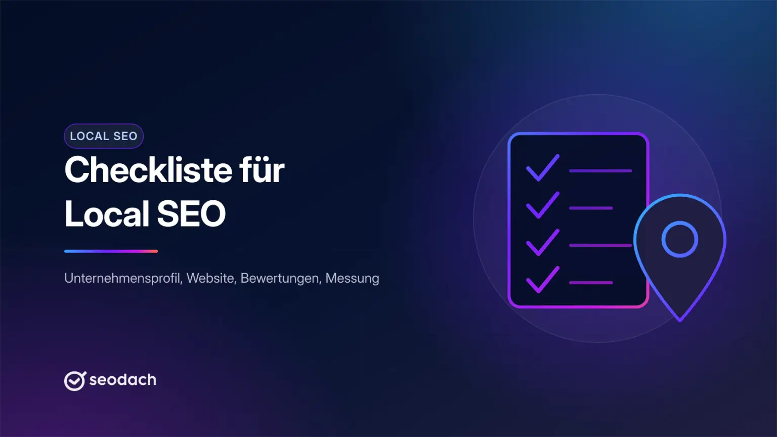 Local-SEO-Checkliste für kleine Unternehmen: 20 Punkte zum Abhaken